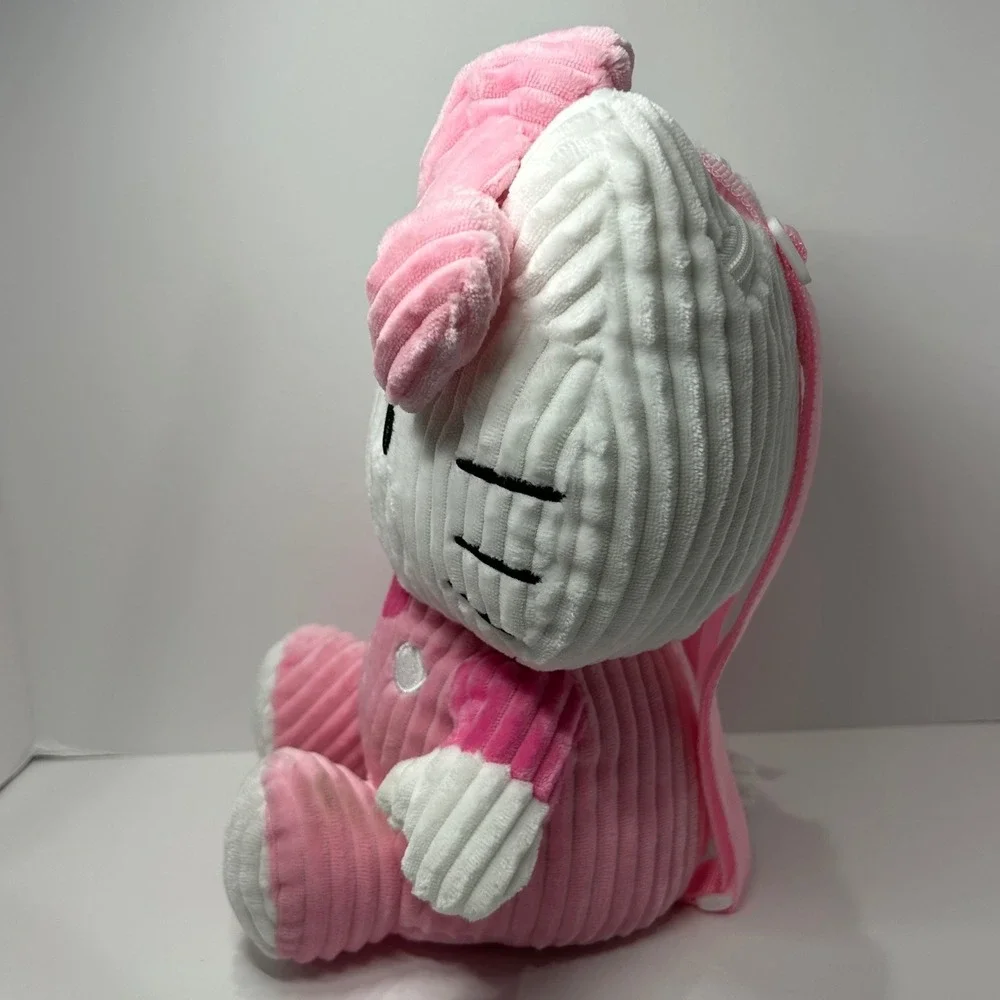 Hello Kitty Pink Corduroy Plush Mini Backpack‎ Sanrio New with Tags
